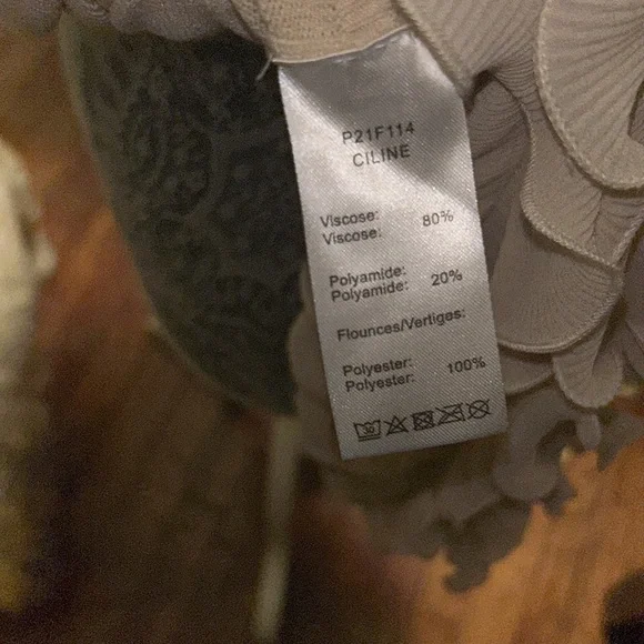 COPY - Ciline Ruffle-Trim Button-Down Cardigan - Picture 6 of 6